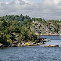 Buy canvas prints of Hakefjord Landscape, Sweden by Martyn Arnold