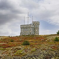 Buy canvas prints of Signal Hill and Cabot Tower, St. John's Newfoundland by Martyn Arnold
