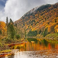 Buy canvas prints of Fall Colours in Canada by Martyn Arnold