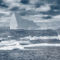 Buy canvas prints of Icebergs in the Labrador Sea by Martyn Arnold