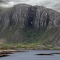 Buy canvas prints of Torghatten Mountain Norway by Martyn Arnold