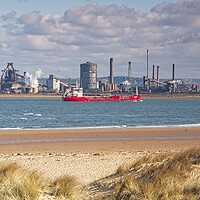 Buy canvas prints of Redcar Steelworks and Blast Furnace RIP by Martyn Arnold