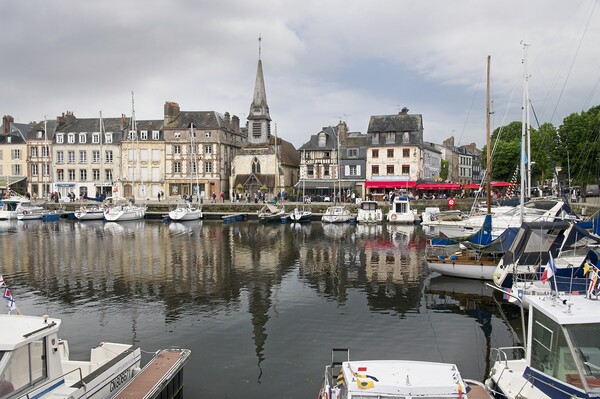The Vieux Bassin Honfleur France Picture Board by Martyn Arnold