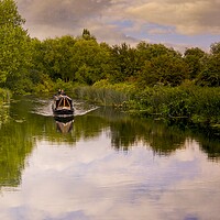 River Nene Canal Boat Northamptonshire