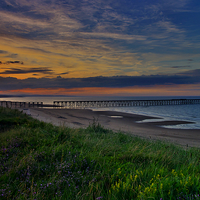 Buy canvas prints of Hartlepool Sunset by Martyn Arnold