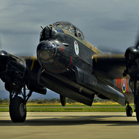 Buy canvas prints of  Canadian Avro Lancaster Bomber VeRA by Martyn Arnold