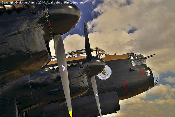  Canadian Avro Lancaster Bomber VeRA Picture Board by Martyn Arnold