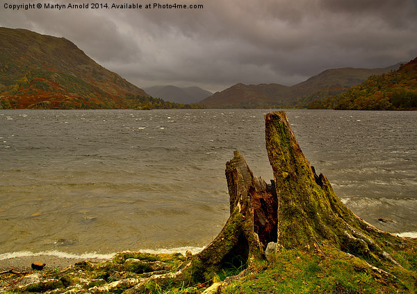 Stormy Ullswater Lakeside Picture Board by Martyn Arnold