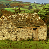 Buy canvas prints of  Northumberland Stone Barn by Martyn Arnold