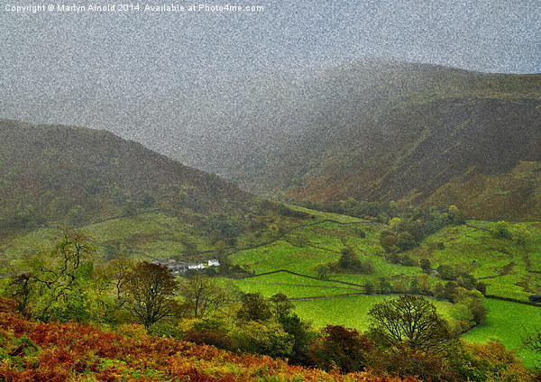 Mist over Lake District Fells near WIndermere Picture Board by Martyn Arnold