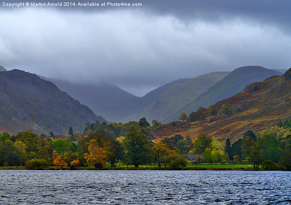  Ullswater and Fells Lake District National Park Picture Board by Martyn Arnold