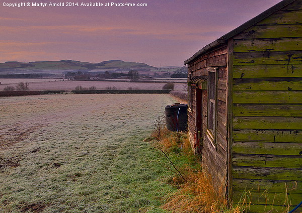  Frosty Northumberland & Cheviot Hills Picture Board by Martyn Arnold