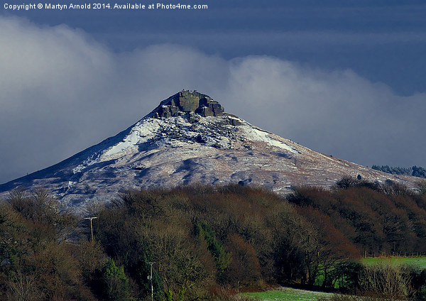  Roseberry Topping in Winter Picture Board by Martyn Arnold