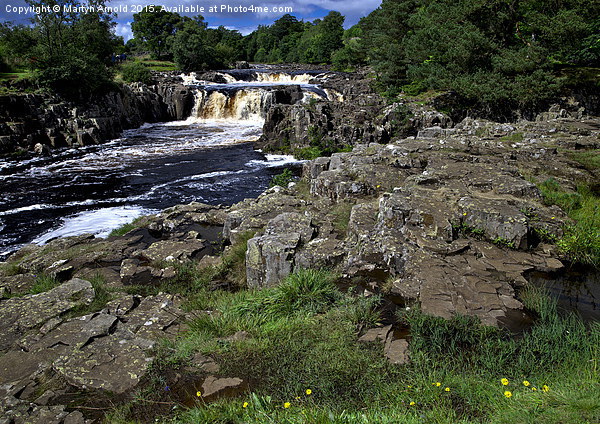  Low Force Waterfall in The Dales Picture Board by Martyn Arnold