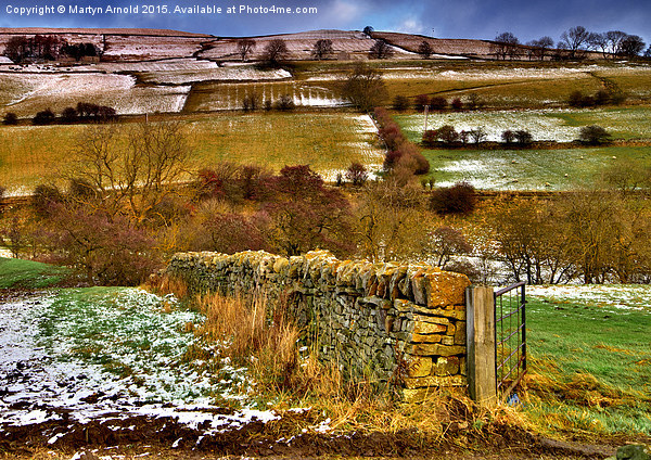  Winter in Weardale Picture Board by Martyn Arnold