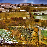 Buy canvas prints of  Winter in Weardale by Martyn Arnold