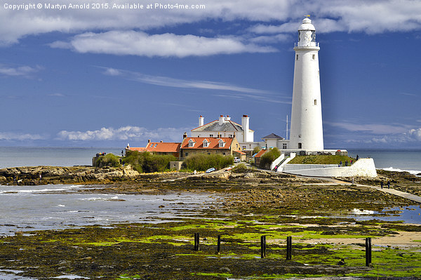  St. Mary's Lighthouse Whitley Bay Picture Board by Martyn Arnold