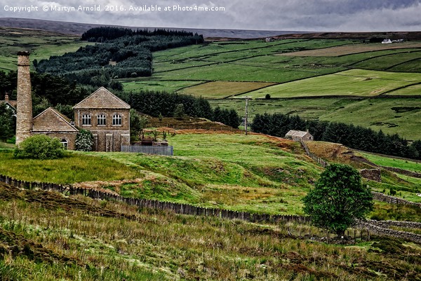 Old Pumphouse on Blanchland Moor Picture Board by Martyn Arnold