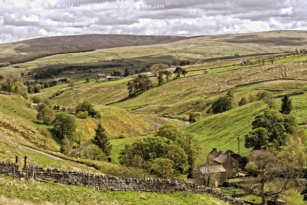 Weardale Countryside North Pennines Picture Board by Martyn Arnold