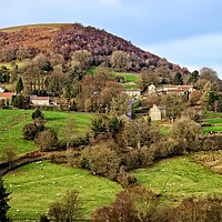 Buy canvas prints of Hawnby Village, North York Moors by Martyn Arnold