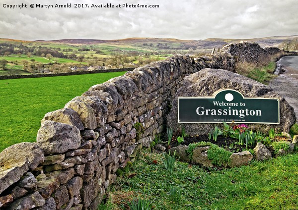 Grassington, Yorkshire Dales National Park Picture Board by Martyn Arnold