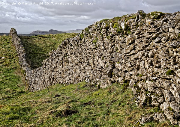Yorkshire Dry Stone Wall Near Malham Picture Board by Martyn Arnold