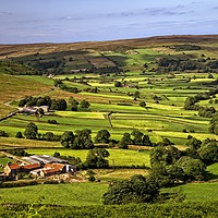 Buy canvas prints of North York Moors Landscape Near Rosedale Abbey by Martyn Arnold