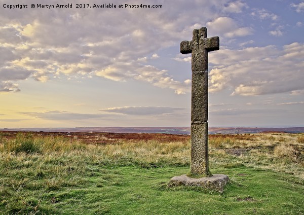 Young Ralph's Cross, North York Moors Picture Board by Martyn Arnold