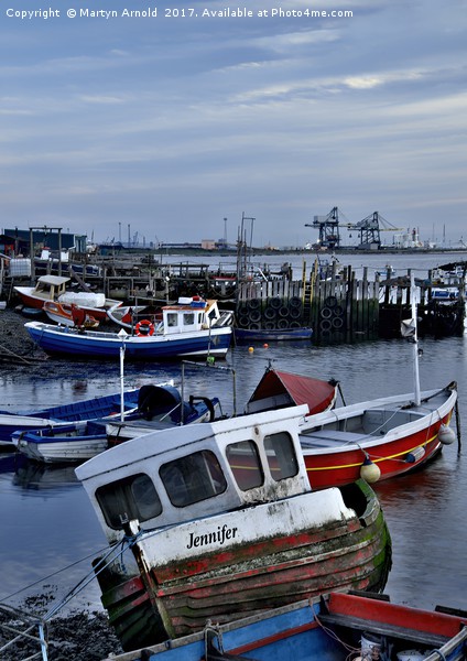 Fishing Boats at Paddy's Hole Picture Board by Martyn Arnold