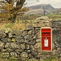Buy canvas prints of Country Lane Postbox by Martyn Arnold