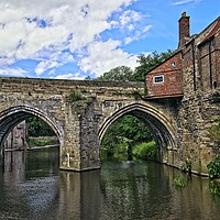 Buy canvas prints of Elvet Bridge & Chapel, Durham City by Martyn Arnold