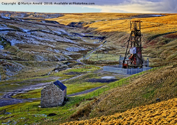 Disused Weardale Lead Mine Yorkshire Picture Board by Martyn Arnold