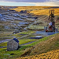 Buy canvas prints of Disused Weardale Lead Mine Yorkshire by Martyn Arnold
