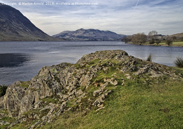 Crummock Water Lake District Picture Board by Martyn Arnold