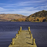 Buy canvas prints of Ullswater from Glenridding, Lake District by Martyn Arnold