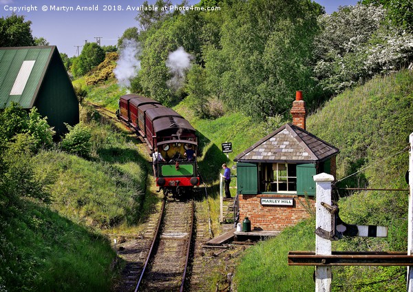 Tanflield Steam Railway Picture Board by Martyn Arnold