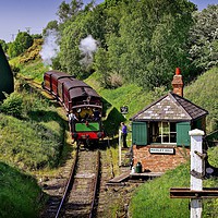 Buy canvas prints of Tanflield Steam Railway by Martyn Arnold