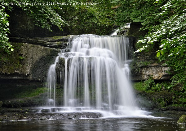 West Burton Waterfall, Wensleydale,Yorkshire Dales Picture Board by Martyn Arnold