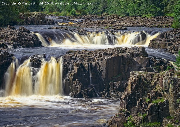 Low Force Waterfall, Teesdale, North Pennines Picture Board by Martyn Arnold