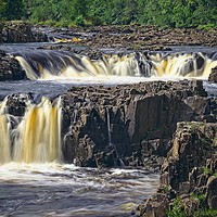 Buy canvas prints of Low Force Waterfall, Teesdale, North Pennines by Martyn Arnold