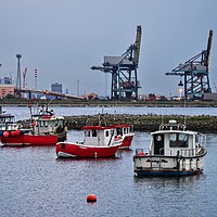 Buy canvas prints of Evening at Paddy's Hole, South Gare, Redcar by Martyn Arnold