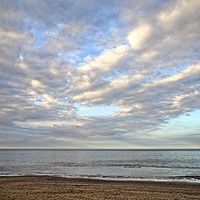 Buy canvas prints of Sand Sea and Sky by Martyn Arnold