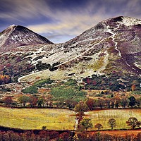 Buy canvas prints of Eildon Hills, Melrose, Scottish Borders by Martyn Arnold