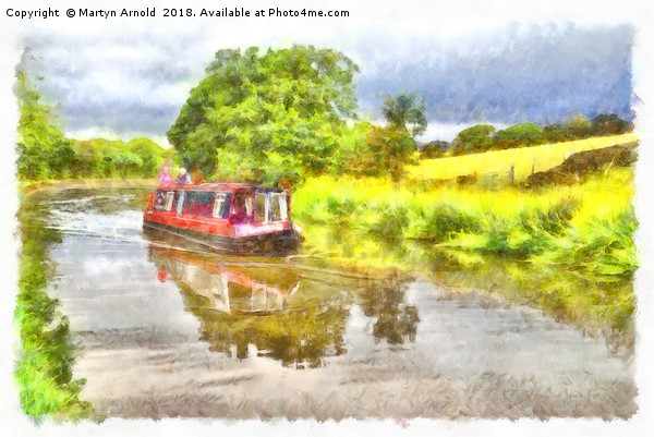 Leeds and Liverpool Canal at Skipton  Picture Board by Martyn Arnold