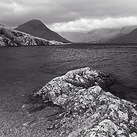 Buy canvas prints of Moody Wast Water by Martyn Arnold