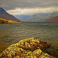 Buy canvas prints of Wast Water looking towards Great Gable by Martyn Arnold
