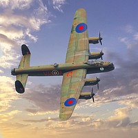 Buy canvas prints of Canadian Lancaster Bomber 'Vera' by Martyn Arnold