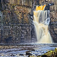Buy canvas prints of High Force Waterfall in Teesdale  by Martyn Arnold