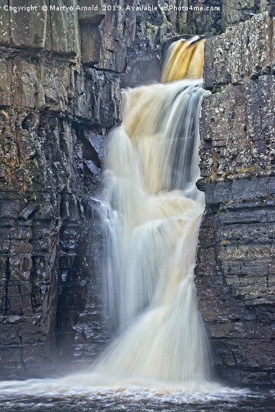 High Force Waterfall in the North Pennines Picture Board by Martyn Arnold