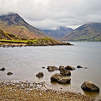 Buy canvas prints of Mist over Wastwater by Martyn Arnold